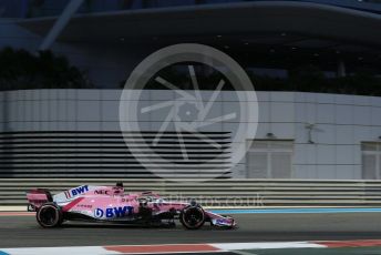World © Octane Photographic Ltd. Formula 1 –  Abu Dhabi GP - Practice 2. Racing Point Force India VJM11 - Sergio Perez. Yas Marina Circuit, Abu Dhabi. Friday 23rd November 2018.