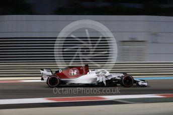 World © Octane Photographic Ltd. Formula 1 –  Abu Dhabi GP - Practice 2. Alfa Romeo Sauber F1 Team C37 – Marcus Ericsson. Yas Marina Circuit, Abu Dhabi. Friday 23rd November 2018.