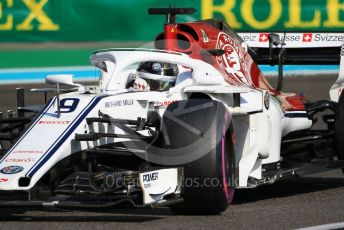 World © Octane Photographic Ltd. Formula 1 –  Abu Dhabi GP - Practice 3. Alfa Romeo Sauber F1 Team C37 – Marcus Ericsson. Yas Marina Circuit, Abu Dhabi. Saturday 24th November 2018.