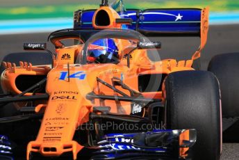 World © Octane Photographic Ltd. Formula 1 –  Abu Dhabi GP - Practice 3. McLaren MCL33 – Fernando Alonso. Yas Marina Circuit, Abu Dhabi. Saturday 24th November 2018.