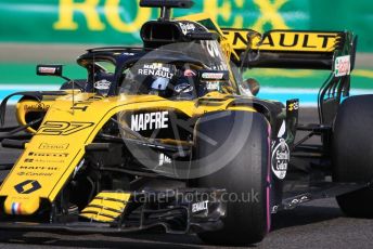 World © Octane Photographic Ltd. Formula 1 –  Abu Dhabi GP - Practice 3. Renault Sport F1 Team RS18 – Nico Hulkenberg. Yas Marina Circuit, Abu Dhabi. Saturday 24th November 2018.