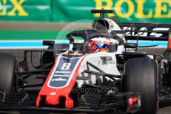 World © Octane Photographic Ltd. Formula 1 –  Abu Dhabi GP - Practice 3. Haas F1 Team VF-18 – Romain Grosjean. Yas Marina Circuit, Abu Dhabi. Saturday 24th November 2018.