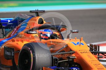 World © Octane Photographic Ltd. Formula 1 –  Abu Dhabi GP - Practice 3. McLaren MCL33 – Fernando Alonso. Yas Marina Circuit, Abu Dhabi. Saturday 24th November 2018.