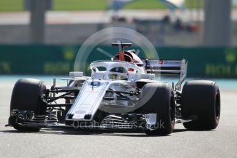 World © Octane Photographic Ltd. Formula 1 –  Abu Dhabi GP - Practice 3. Alfa Romeo Sauber F1 Team C37 – Marcus Ericsson. Yas Marina Circuit, Abu Dhabi. Saturday 24th November 2018.