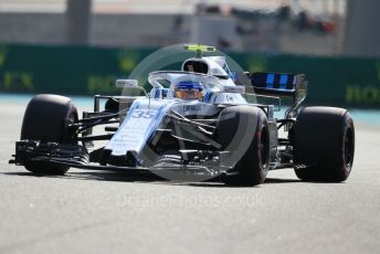 World © Octane Photographic Ltd. Formula 1 –  Abu Dhabi GP - Practice 3. Williams Martini Racing FW41 – Sergey Sirotkin. Yas Marina Circuit, Abu Dhabi. Saturday 24th November 2018.