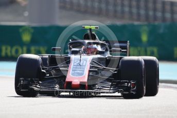 World © Octane Photographic Ltd. Formula 1 –  Abu Dhabi GP - Practice 3. Haas F1 Team VF-18 – Kevin Magnussen. Yas Marina Circuit, Abu Dhabi. Saturday 24th November 2018.