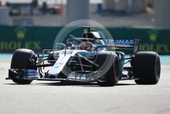 World © Octane Photographic Ltd. Formula 1 –  Abu Dhabi GP - Practice 3. Mercedes AMG Petronas Motorsport AMG F1 W09 EQ Power+ - Lewis Hamilton. Yas Marina Circuit, Abu Dhabi. Saturday 24th November 2018.