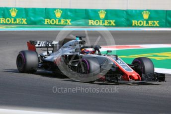 World © Octane Photographic Ltd. Formula 1 –  Abu Dhabi GP - Practice 3. Haas F1 Team VF-18 – Romain Grosjean. Yas Marina Circuit, Abu Dhabi. Saturday 24th November 2018.