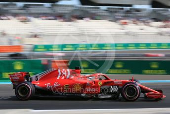 World © Octane Photographic Ltd. Formula 1 –  Abu Dhabi GP - Practice 3. Scuderia Ferrari SF71-H – Sebastian Vettel. Yas Marina Circuit, Abu Dhabi. Saturday 24th November 2018.