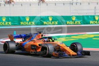 World © Octane Photographic Ltd. Formula 1 –  Abu Dhabi GP - Practice 3. McLaren MCL33 – Fernando Alonso. Yas Marina Circuit, Abu Dhabi. Saturday 24th November 2018.