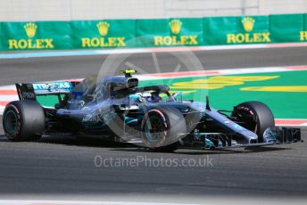 World © Octane Photographic Ltd. Formula 1 –  Abu Dhabi GP - Practice 3. Mercedes AMG Petronas Motorsport AMG F1 W09 EQ Power+ - Valtteri Bottas. Yas Marina Circuit, Abu Dhabi. Saturday 24th November 2018.