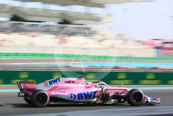 World © Octane Photographic Ltd. Formula 1 –  Abu Dhabi GP - Practice 3. Racing Point Force India VJM11 - Sergio Perez. Yas Marina Circuit, Abu Dhabi. Saturday 24th November 2018.