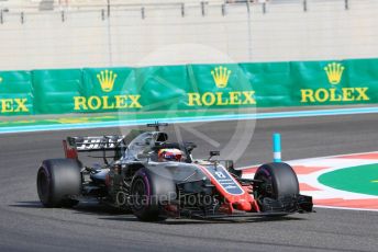 World © Octane Photographic Ltd. Formula 1 –  Abu Dhabi GP - Practice 3. Haas F1 Team VF-18 – Romain Grosjean. Yas Marina Circuit, Abu Dhabi. Saturday 24th November 2018.