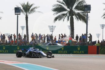 World © Octane Photographic Ltd. Formula 1 –  Abu Dhabi GP - Practice 3. Williams Martini Racing FW41 – Lance Stroll. Yas Marina Circuit, Abu Dhabi. Saturday 24th November 2018.