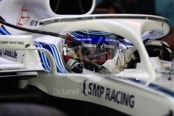 World © Octane Photographic Ltd. Formula 1 –  Abu Dhabi GP - Practice 3. Williams Martini Racing FW41 – Sergey Sirotkin. Yas Marina Circuit, Abu Dhabi. Saturday 24th November 2018.