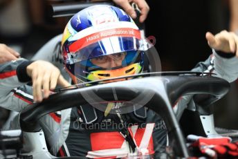 World © Octane Photographic Ltd. Formula 1 –  Abu Dhabi GP - Practice 3. Haas F1 Team VF-18 – Romain Grosjean. Yas Marina Circuit, Abu Dhabi. Saturday 24th November 2018.