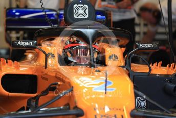 World © Octane Photographic Ltd. Formula 1 –  Abu Dhabi GP - Practice 3. McLaren MCL33 – Stoffel Vandoorne. Yas Marina Circuit, Abu Dhabi. Saturday 24th November 2018.