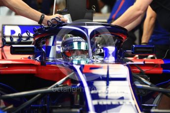 World © Octane Photographic Ltd. Formula 1 –  Abu Dhabi GP - Practice 3. Scuderia Toro Rosso STR13 – Brendon Hartley. Yas Marina Circuit, Abu Dhabi. Saturday 24th November 2018.
