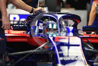 World © Octane Photographic Ltd. Formula 1 –  Abu Dhabi GP - Practice 3. Scuderia Toro Rosso STR13 – Brendon Hartley. Yas Marina Circuit, Abu Dhabi. Saturday 24th November 2018.