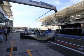 World © Octane Photographic Ltd. Formula 1 –  Abu Dhabi GP - Practice 3. Mercedes AMG Petronas Motorsport AMG F1 W09 EQ Power+ - Lewis Hamilton. Yas Marina Circuit, Abu Dhabi. Saturday 24th November 2018.