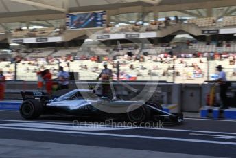 World © Octane Photographic Ltd. Formula 1 –  Abu Dhabi GP - Practice 3. Mercedes AMG Petronas Motorsport AMG F1 W09 EQ Power+ - Valtteri Bottas. Yas Marina Circuit, Abu Dhabi. Saturday 24th November 2018.