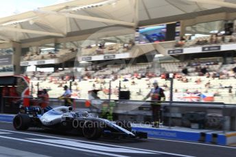 World © Octane Photographic Ltd. Formula 1 –  Abu Dhabi GP - Practice 3. Williams Martini Racing FW41 – Lance Stroll. Yas Marina Circuit, Abu Dhabi. Saturday 24th November 2018.