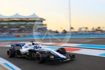 World © Octane Photographic Ltd. Formula 1 –  Abu Dhabi GP - Qualifying. Williams Martini Racing FW41 – Lance Stroll. Yas Marina Circuit, Abu Dhabi. Saturday 24th November 2018.