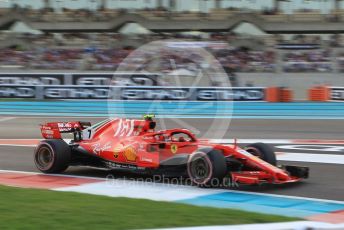 World © Octane Photographic Ltd. Formula 1 –  Abu Dhabi GP - Qualifying. Scuderia Ferrari SF71-H – Kimi Raikkonen. Yas Marina Circuit, Abu Dhabi. Saturday 24th November 2018.