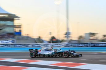 World © Octane Photographic Ltd. Formula 1 –  Abu Dhabi GP - Qualifying. Mercedes AMG Petronas Motorsport AMG F1 W09 EQ Power+ - Lewis Hamilton. Yas Marina Circuit, Abu Dhabi. Saturday 24th November 2018.
