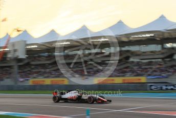 World © Octane Photographic Ltd. Formula 1 –  Abu Dhabi GP - Qualifying. Haas F1 Team VF-18 – Kevin Magnussen. Yas Marina Circuit, Abu Dhabi. Saturday 24th November 2018.