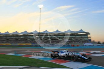 World © Octane Photographic Ltd. Formula 1 –  Abu Dhabi GP - Qualifying. Williams Martini Racing FW41 – Sergey Sirotkin. Yas Marina Circuit, Abu Dhabi. Saturday 24th November 2018.