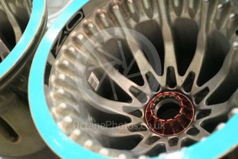World © Octane Photographic Ltd. Formula 1 –  Abu Dhabi GP - Qualifying. Mercedes AMG Petronas Motorsport AMG F1 W09 EQ Power+ rear wheel detail. Yas Marina Circuit, Abu Dhabi. Saturday 24th November 2018.