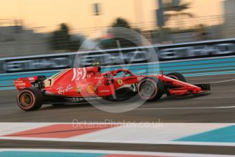 World © Octane Photographic Ltd. Formula 1 –  Abu Dhabi GP - Qualifying. Scuderia Ferrari SF71-H – Kimi Raikkonen. Yas Marina Circuit, Abu Dhabi. Saturday 24th November 2018.