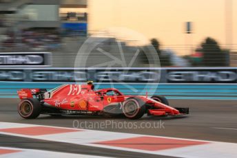World © Octane Photographic Ltd. Formula 1 –  Abu Dhabi GP - Qualifying. Scuderia Ferrari SF71-H – Kimi Raikkonen. Yas Marina Circuit, Abu Dhabi. Saturday 24th November 2018.
