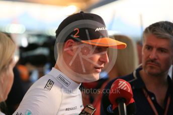 World © Octane Photographic Ltd. Formula 1 –  Abu Dhabi GP - Qualifying. McLaren MCL33 – Stoffel Vandoorne. Yas Marina Circuit, Abu Dhabi. Saturday 24th November 2018.
