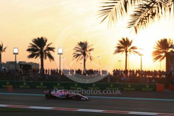World © Octane Photographic Ltd. Formula 1 –  Abu Dhabi GP - Qualifying. Racing Point Force India VJM11 - Esteban Ocon. Yas Marina Circuit, Abu Dhabi. Saturday 24th November 2018.