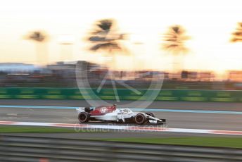 World © Octane Photographic Ltd. Formula 1 –  Abu Dhabi GP - Qualifying. Alfa Romeo Sauber F1 Team C37 – Marcus Ericsson. Yas Marina Circuit, Abu Dhabi. Saturday 24th November 2018.