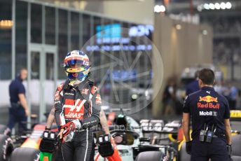 World © Octane Photographic Ltd. Formula 1 –  Abu Dhabi GP - Qualifying. Haas F1 Team VF-18 – Romain Grosjean. Yas Marina Circuit, Abu Dhabi. Saturday 24th November 2018.