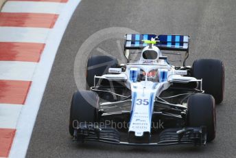 World © Octane Photographic Ltd. Formula 1 –  Abu Dhabi GP - Race. Williams Martini Racing FW41 – Sergey Sirotkin. Yas Marina Circuit, Abu Dhabi. Sunday 25th November 2018.