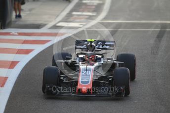 World © Octane Photographic Ltd. Formula 1 –  Abu Dhabi GP - Race. Haas F1 Team VF-18 – Kevin Magnussen. Yas Marina Circuit, Abu Dhabi. Sunday 25th November 2018.