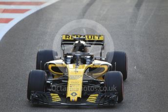 World © Octane Photographic Ltd. Formula 1 –  Abu Dhabi GP - Race. Renault Sport F1 Team RS18 – Nico Hulkenberg. Yas Marina Circuit, Abu Dhabi. Sunday 25th November 2018.