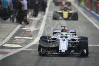 World © Octane Photographic Ltd. Formula 1 –  Abu Dhabi GP - Race. Alfa Romeo Sauber F1 Team C37 – Marcus Ericsson. Yas Marina Circuit, Abu Dhabi. Sunday 25th November 2018.