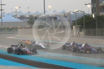 World © Octane Photographic Ltd. Formula 1 –  Abu Dhabi GP - Race. Haas F1 Team VF-18 – Kevin Magnussen. Yas Marina Circuit, Abu Dhabi. Sunday 25th November 2018.