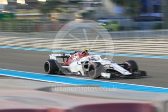 World © Octane Photographic Ltd. Formula 1 –  Abu Dhabi GP - Race. Alfa Romeo Sauber F1 Team C37 – Charles Leclerc. Yas Marina Circuit, Abu Dhabi. Sunday 25th November 2018.