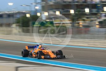 World © Octane Photographic Ltd. Formula 1 –  Abu Dhabi GP - Race. McLaren MCL33 – Fernando Alonso. Yas Marina Circuit, Abu Dhabi. Sunday 25th November 2018.