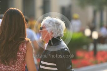 World © Octane Photographic Ltd. Formula 1 –  Abu Dhabi GP - Race. Bernie Ecclestone. Yas Marina Circuit, Abu Dhabi. Sunday 25th November 2018.