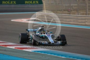 World © Octane Photographic Ltd. Formula 1 –  Abu Dhabi GP - Race. Mercedes AMG Petronas Motorsport AMG F1 W09 EQ Power+ - Lewis Hamilton. Yas Marina Circuit, Abu Dhabi. Sunday 25th November 2018.