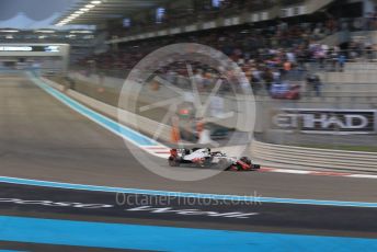 World © Octane Photographic Ltd. Formula 1 –  Abu Dhabi GP - Race. Haas F1 Team VF-18 – Kevin Magnussen. Yas Marina Circuit, Abu Dhabi. Sunday 25th November 2018.