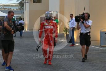 World © Octane Photographic Ltd. Formula 1 –  Abu Dhabi GP - Race. Scuderia Ferrari SF71-H – Kimi Raikkonen. Yas Marina Circuit, Abu Dhabi. Sunday 25th November 2018.