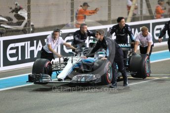 World © Octane Photographic Ltd. Formula 1 –  Abu Dhabi GP - Parc Ferme. Mercedes AMG Petronas Motorsport AMG F1 W09 EQ Power+ - Lewis Hamilton. Yas Marina Circuit, Abu Dhabi. Sunday 25th November 2018.